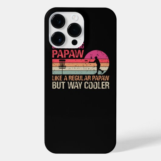 Schijf-Golfpapaw als een gewone papaw, maar veel c iPhone Hoesje (Achterkant)