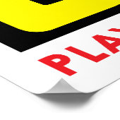 Schijf is Golf Poster (Hoek)