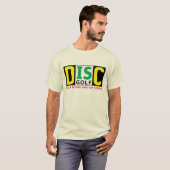 Schijf is Golf T-shirt (Voorkant volledig)