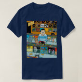 schijf koopt kunst t-shirt (Design voorkant)