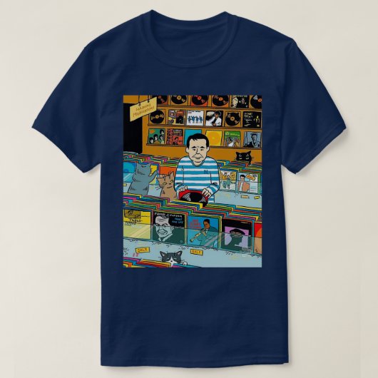 schijf koopt kunst t-shirt (Design voorkant)