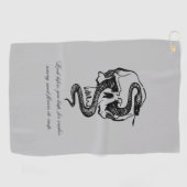 Schijf met golfwaarschuwing voor handdoeken (Horizontaal)