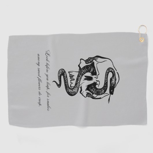 Schijf met golfwaarschuwing voor handdoeken (Horizontaal)