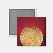 Schijf mogelijk gebruikt als broche, van Tedavnet Magneet (Voorkant / Achterkant)