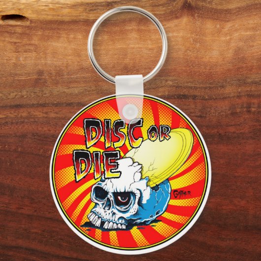 Schijf of afsterven sleutelhanger (Voorkant)