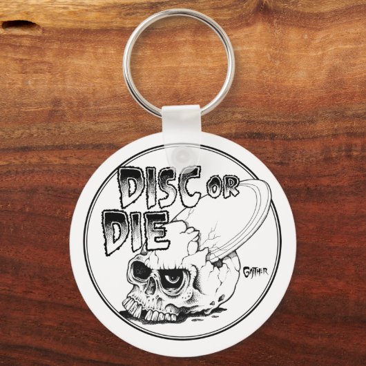 Schijf of afsterven sleutelhanger (Voorkant)