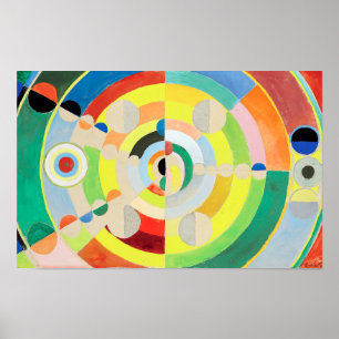 Schijf-reliëf Robert Delaunay Poster