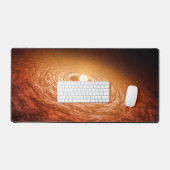 Schijf van materiaal rondom Star Fu Orionis. Bureaumat (Keyboard & Muis)