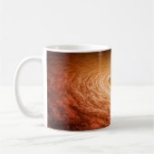 Schijf van materiaal rondom Star Fu Orionis. Koffiemok (Links)