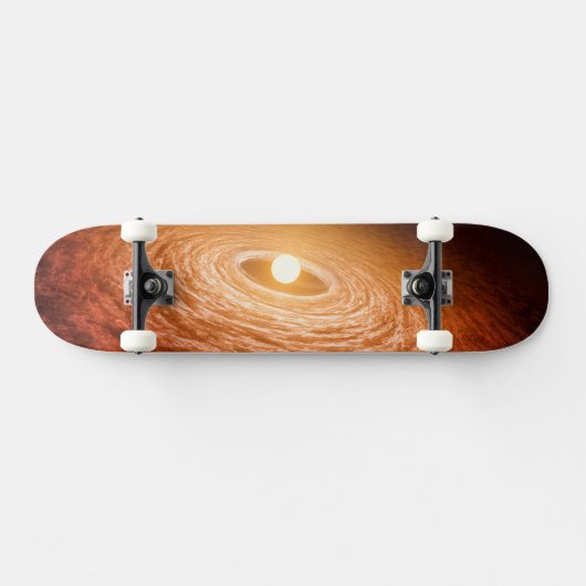 Schijf van materiaal rondom Star Fu Orionis. Persoonlijk Skateboard (Horizontaal)
