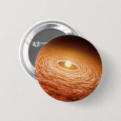 Schijf van materiaal rondom Star Fu Orionis. Ronde Button 5,7 Cm (Voorkant /achterkant)
