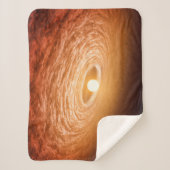 Schijf van materiaal rondom Star Fu Orionis. Sherpa Deken (Voorkant)