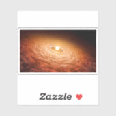 Schijf van materiaal rondom Star Fu Orionis. Sticker (Vel)