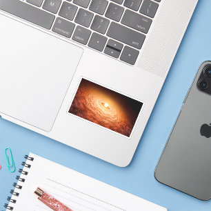 Schijf van materiaal rondom Star Fu Orionis. Sticker