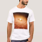 Schijf van materiaal rondom Star Fu Orionis. T-shirt (Voorkant)