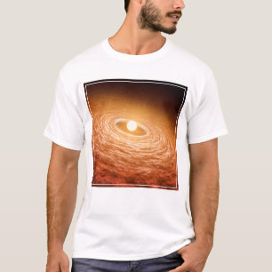 Schijf van materiaal rondom Star Fu Orionis. T-shirt