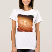 Schijf van materiaal rondom Star Fu Orionis. T-shirt (Voorkant)