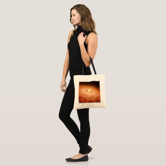 Schijf van materiaal rondom Star Fu Orionis. Tote Bag (Voorkant (model))