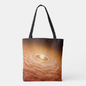 Schijf van materiaal rondom Star Fu Orionis. Tote Bag (Achterkant)