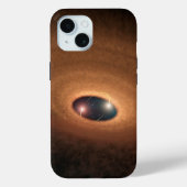 Schijf van stoffig materiaal overgebleven van ster Case-Mate iPhone case (Achterkant)