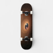 Schijf van stoffig materiaal overgebleven van ster persoonlijk skateboard (Voorkant)