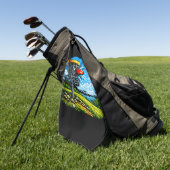 Schijfcrash Golfhanddoek (Groen)