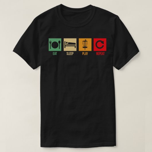 Schijfgolf 1 t-shirt (Design voorkant)