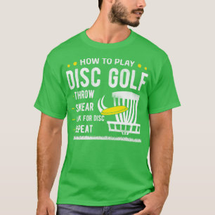 Schijfgolf afspelen t-shirt