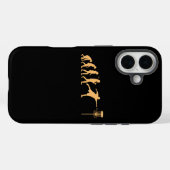 Schijfgolf-evolutie Case-Mate iPhone Case (Achterkant (horizontaal))