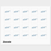 Schijfgolf-evolutie Vierkante Sticker (Vel)