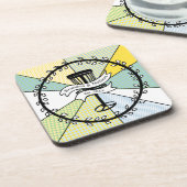 SchijfGolf - Gepersonaliseerd paar Vastgestelde da Bier Onderzetter (Linkerzijde)