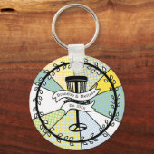 SchijfGolf - Gepersonaliseerd paar Vastgestelde da Sleutelhanger (Voorkant)