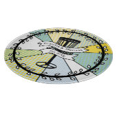 SchijfGolf - Gepersonaliseerd paar Vastgestelde da Snijplank (Hoek)