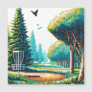 Schijfgolf Pixel Art