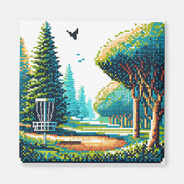 Schijfgolf Pixel Art Magneet