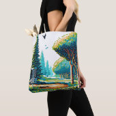 Schijfgolf Pixel Art Tote Bag (Dichtbij)