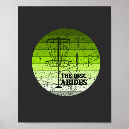 Schijfgolf  poster (Voorkant)