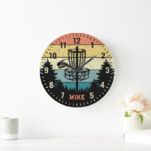 SchijfGolf  Retrostijl  klok (Huis)