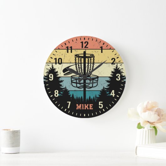 SchijfGolf Retrostijl klok (Huis)