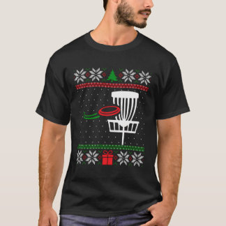 Schijfgolfer komt overeen met de Ugly kerstschijf T-shirt