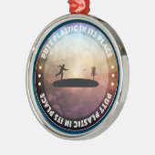 Schijfgolfing Metalen Ornament (Links)