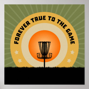 Schijfgolfing Poster