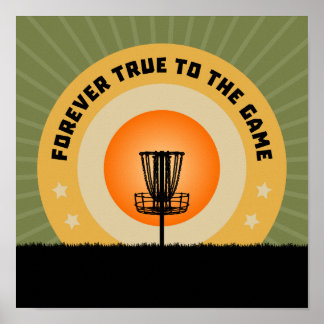 Schijfgolfing Poster