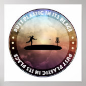 Schijfgolfing Poster (Voorkant)