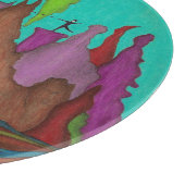 Schijfgolfkunstglas Snijplank (Hoek)