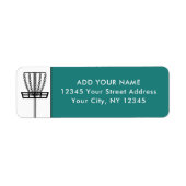 Schijfgolflabel Etiket (Voorkant)