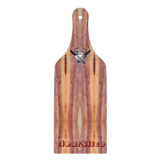 schijfhoutnerf snijplank (Voorkant)