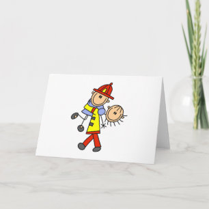 Schijfinspaarkaarten voor brandweerlieden kaart