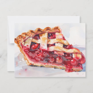 Schijfje Cherry Pie Briefkaart