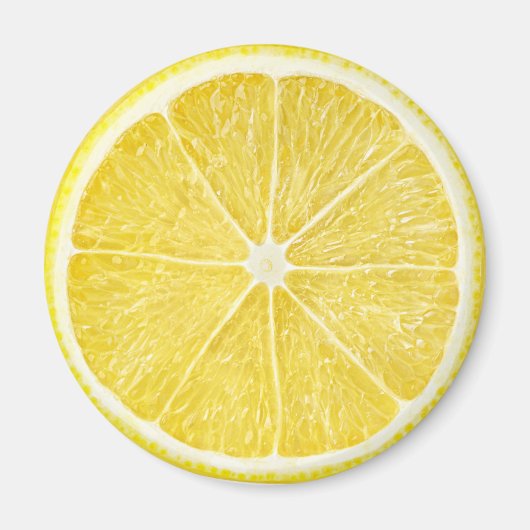 schijfje citroen magneet (Voorkant)
